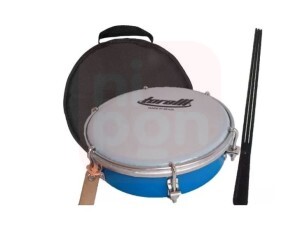 Tamborim 6 ''Torelli TT404 - Pele Leitosa c/ Capa e Baqueta