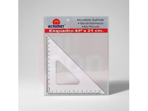 Esquadro 45° x 21cm – Acrimet 